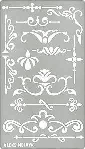 Aleks Melnyk Metal Stencil For Wood Burning Flowers And Vines