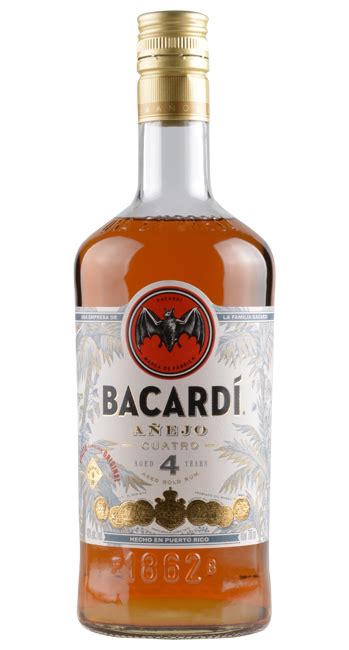 Bacardi Añejo Cuatro Años 750ml World Wine Liquors