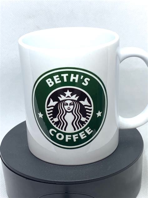 Personalised Starbucks Coffee Mug Etsy Uk