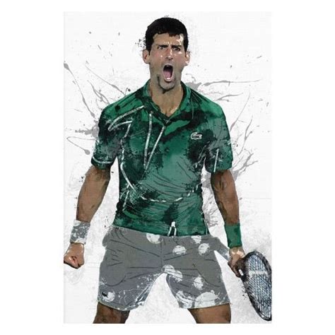 Affiche Sport Roland Garros Djokovic Posters Et Affiches En 2023