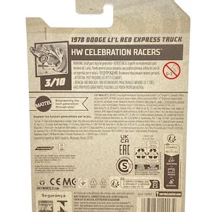 Dodge Lil Red Express Truck Hot Wheels Hw Celebration Racers Etsy