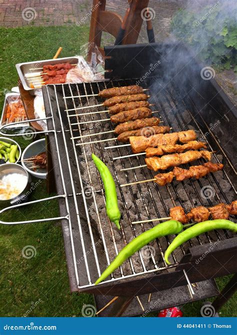 Grill Bbq Barbeque Food Eating Outside Stock Image Image Of Food