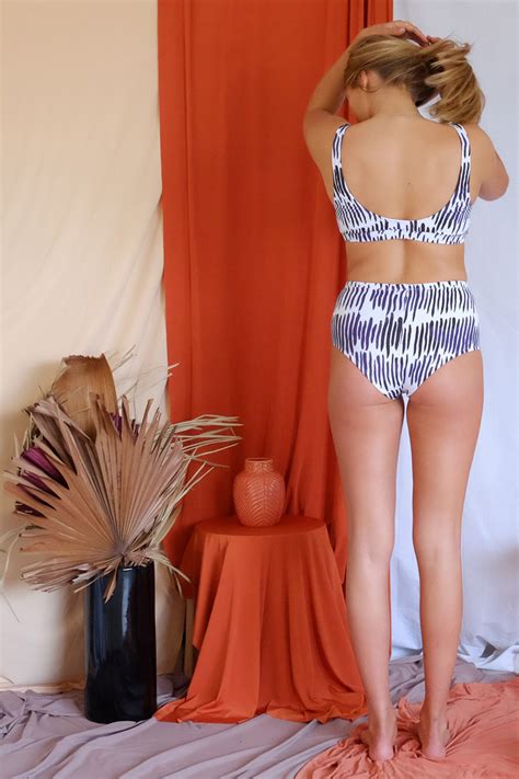Bikini Bottom Pdf Sewing Pattern High Low Waist Version Etsy
