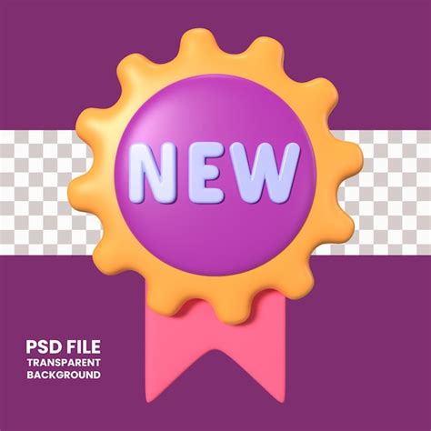 Nueva Etiqueta Icono De Ilustraci N D Archivo Psd Premium