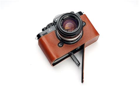 Amazon Tp Original Handmade Genuine Real Leather Half Camera Case