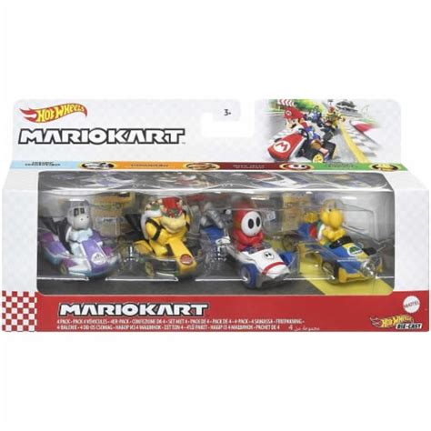 Hot Wheels Mario Kart 4 Pack Bowser Set 1 Ct Kroger