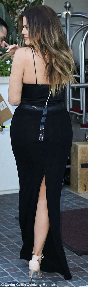 Khloe Kardashian Shows Off Cleavage And Pert Backside During Beverly