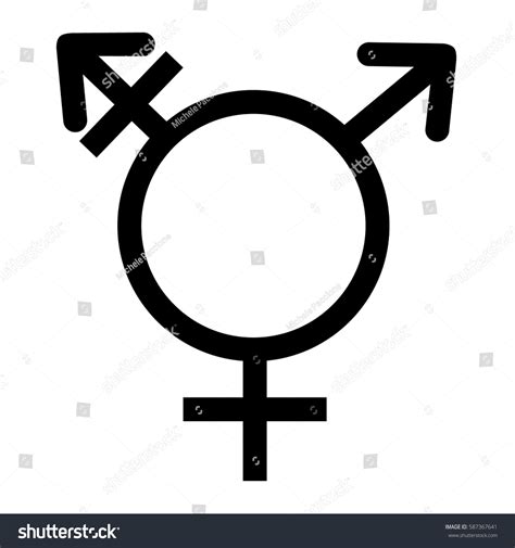 Unisex Symbol Icon Male Female Symbols เวกเตอร์สต็อก ปลอดค่าลิขสิทธิ์ 587367641 Shutterstock