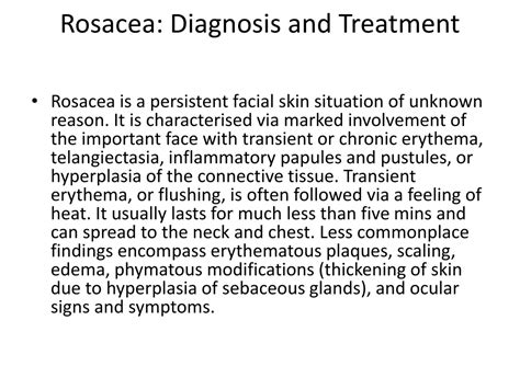 rosacea treatment  women  dubai powerpoint