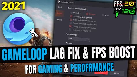 Gameloop Lag Fix For LOW END PC FPS DROP FIX Gameloop Best Settings