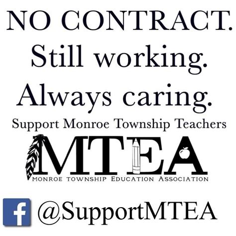 Still working, Always caring- Support Monroe Twp Education Association