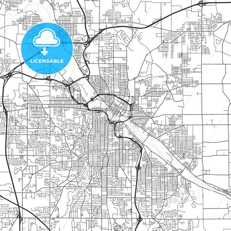 youngstown ohio area map light hebstreits