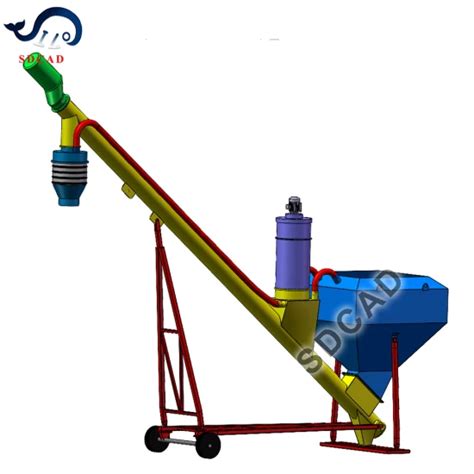 Sdcad Customized Bulk Filling Machine Mobile Big Bag Discharging And