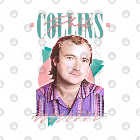 Phil Collins Retro 80s Aesthetic Fan Design Phil Collins T