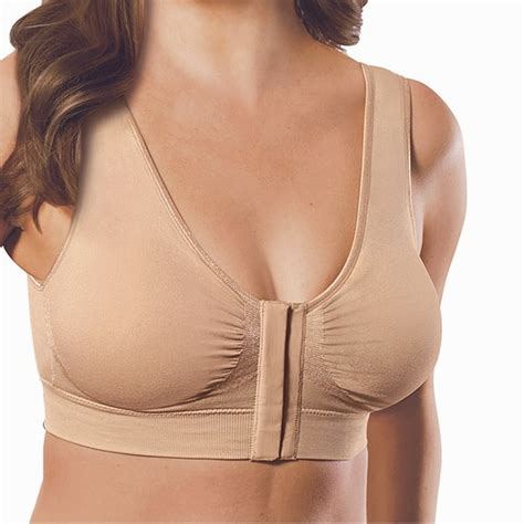 ACA Miracle Bamboo Comfort Bra All Day Best Lift And Support Seamless Nude Bust 40 43