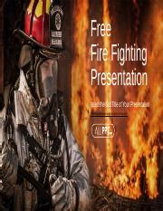 Fire Fighting PowerPoint Templates Pptx Free Fire Fighting