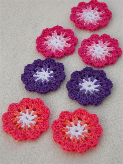 Free Pattern Flower Gratis Patroon Bloemetje Haken Breien Haken En