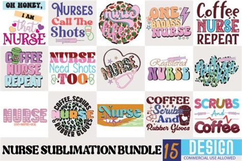 Nurse Sublimation Bundle Graphic By Red Sublimation · Creative Fabrica