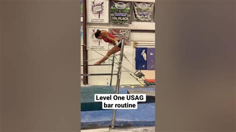 Usag Level One Bar Routine 2023 Youtube