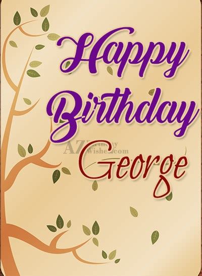 Happy Birthday George