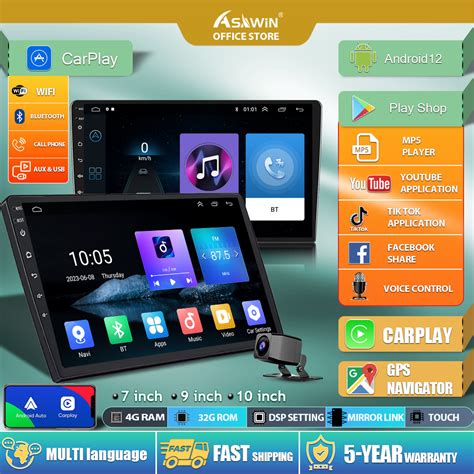 Carplay 4GB 32GBAsawin Android Player For Car Navigation 7 9 10 Inch