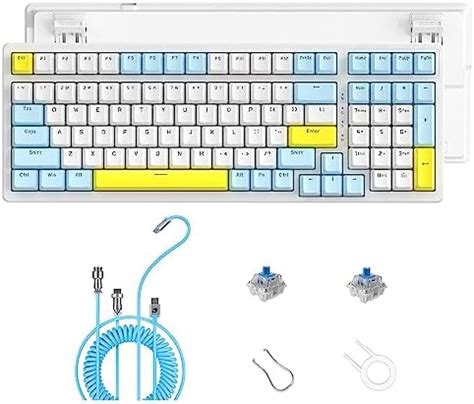 Ziyou Lang K Max Wired Gaming Keyboard Hot Swappable Mechanical Keyboard With Coiled Usb C