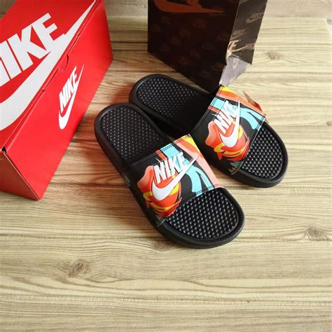 Jual Sendal Nike Benassi Original Wanita Slide Kasual Sandal Cewek