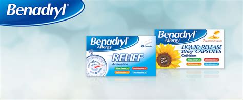 Benadryl for allergy relief