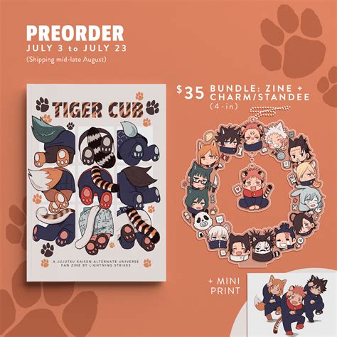 Sa ⭐️ Shop Open 📌 On Twitter ‼️🐯preorders For My Jjk Tiger Cub Zine