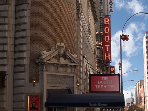 Booth Theatre on Broadway in NYC