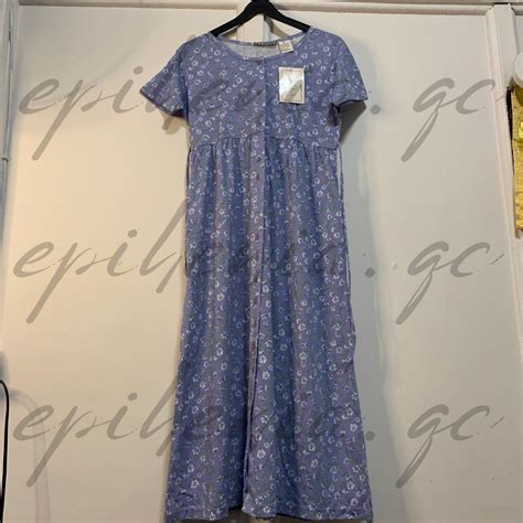 Blue Floral Dress, Women's Fashion, Dresses & Sets, Dresses on Carousell