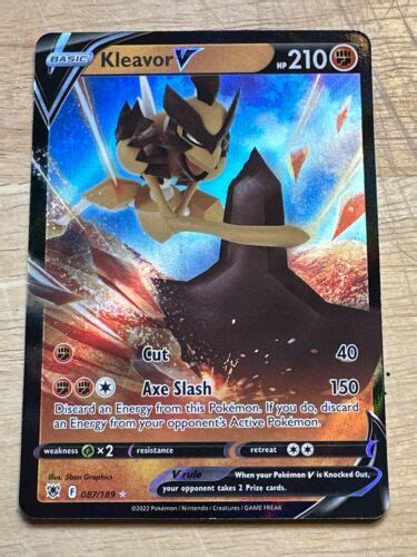 Kleavor V Ultra Rare Astral Radiance Nm M Pokemon