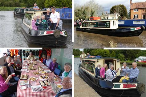 Life After A Stroke Friends Enjoy An Anglo Welsh Canal Boat Trip