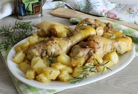 POLLO IN PADELLA CON LE PATATE Ricetta Per Secondo Piatto Gustoso E