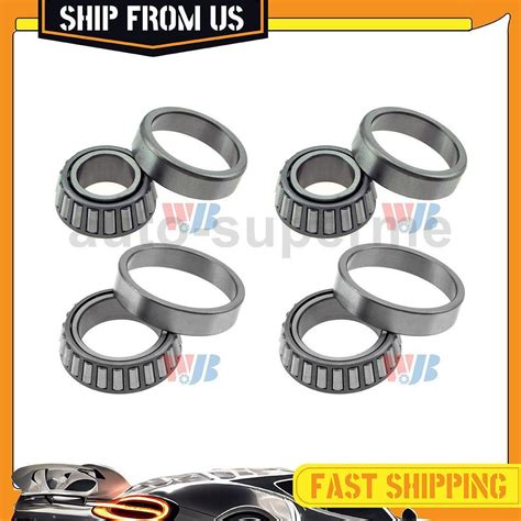 Front Inner Outer Wheel Bearing And Race Set Pcs For Toyota