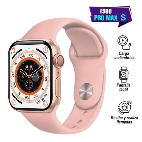 Smartwatch T900 Pro Max S Rosado Generico