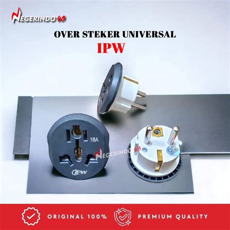 Jual Ipw Over Steker Universal Abs Sambungan Colokan Kaki Tiga Ke