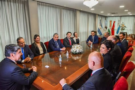 El Vicegobernador Recibi A Embajadores De Marruecos Y La India