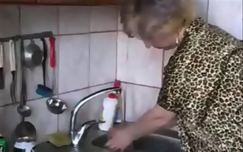 Russian Language Mommies Irina Having Sex In The Kitchen