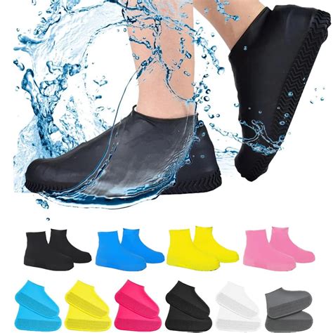 Cubierta De Zapato De Silicona Antideslizante Impermeable Botas De