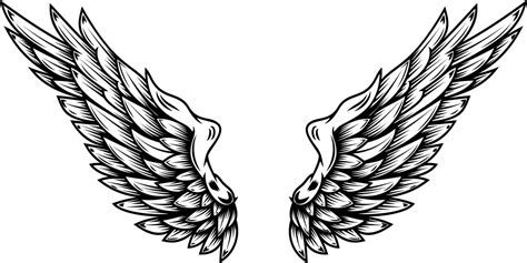 Angel Wing Stencil Vector Images (over 810)