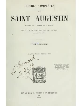 Saint Augustin Œuvres complètes Tome 2