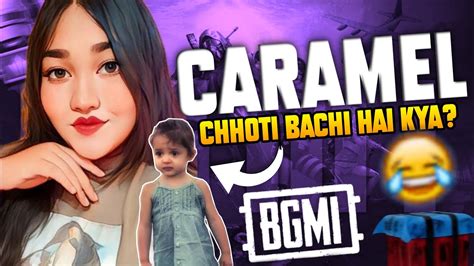 CARAMEL Is LIVE BGMI Live Stream Girls T1 And Team Code Gameplay