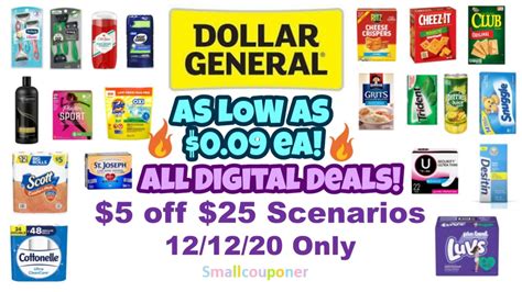 Dollar General 5 Off 25 Scenarios 12 12 20 Updates In Comments All