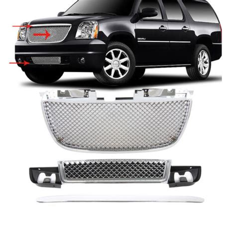 Fits Gmc Yukon Xl Denali Front Grille And Hood