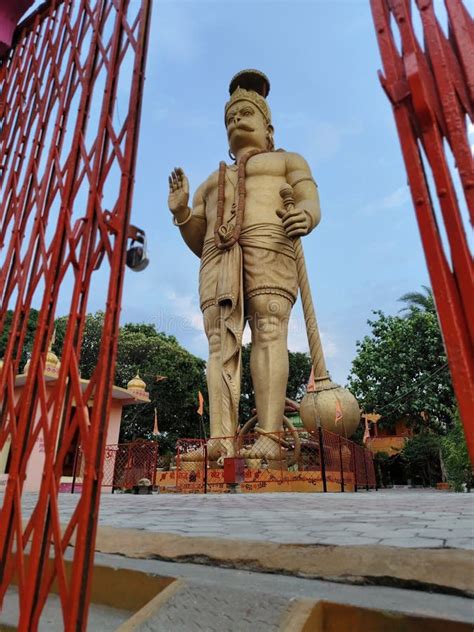 52 Feet Tall Statue of Lord Hanuman Stock Image - Image of nature ...