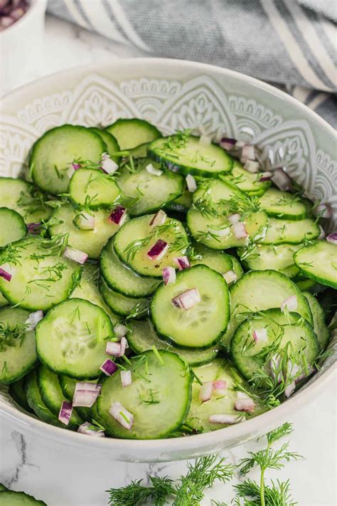 Cucumber Dill Salad - Cookrita