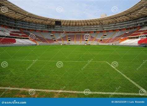 Lima Peru,new Architecture of the Field Foodball Soccer Stadium Stock ...