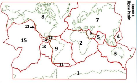 Tectonic Plate Map Part 2 Diagram Quizlet