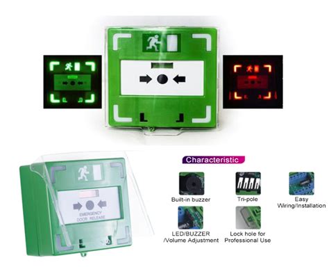 China Newest Resettable Switch Call Point Built In Buzzer With Led Safe